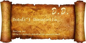 Dobál Donatella névjegykártya